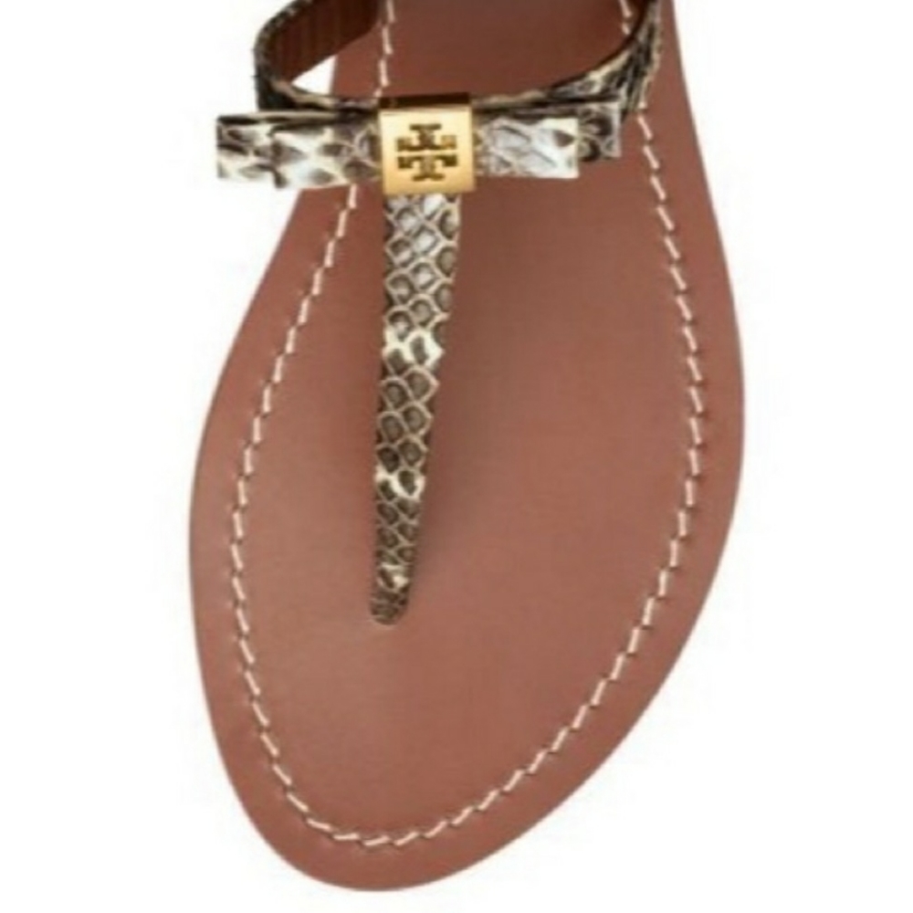 Tory Burch - Snakeskin Leighann Sandals